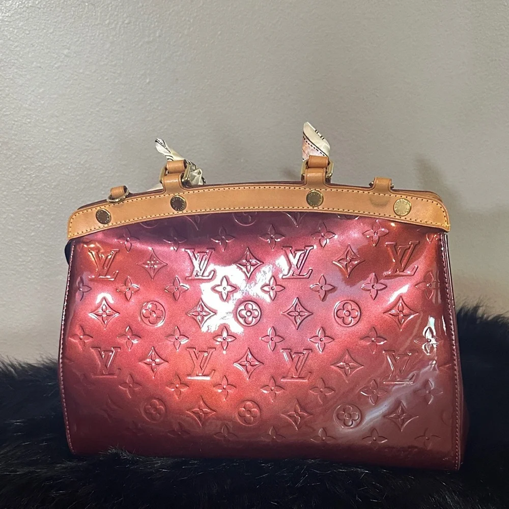 Louis Vuitton Shimmering Red Satchel - Picture 3 of 11